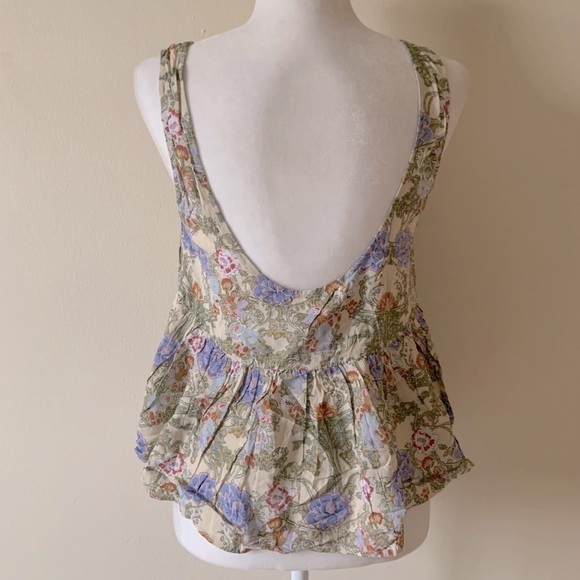 LF floral cropped tank top size S NWT - Picture 10 of 16